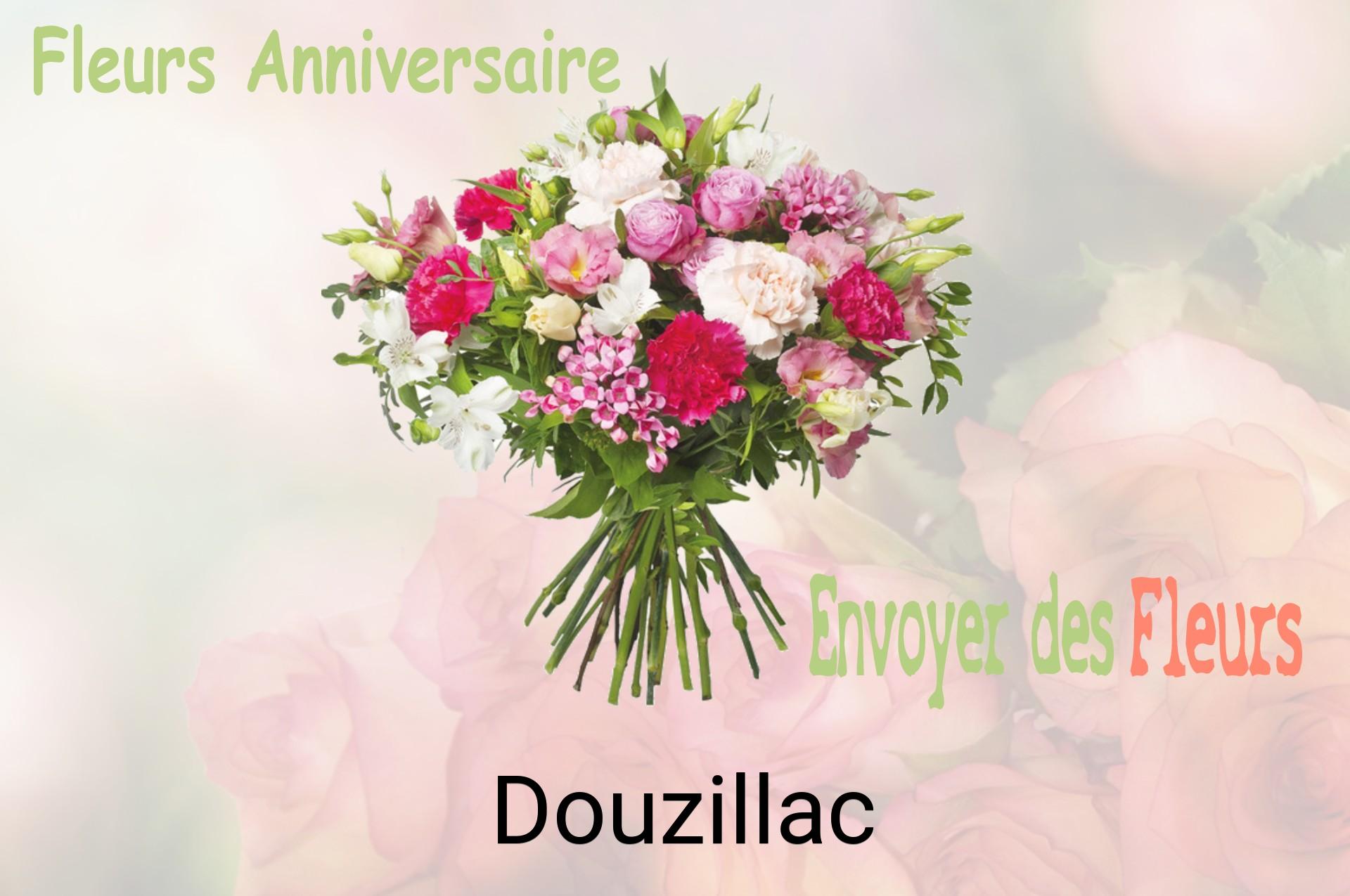Bouquet de fleurs d’anniversaire livré à Douzillac