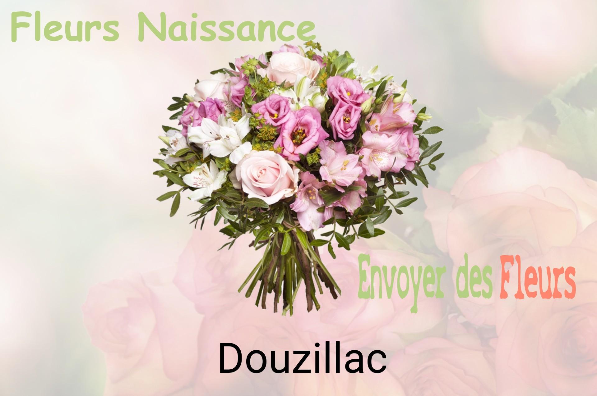 Bouquet de fleurs de naissance livré à Douzillac